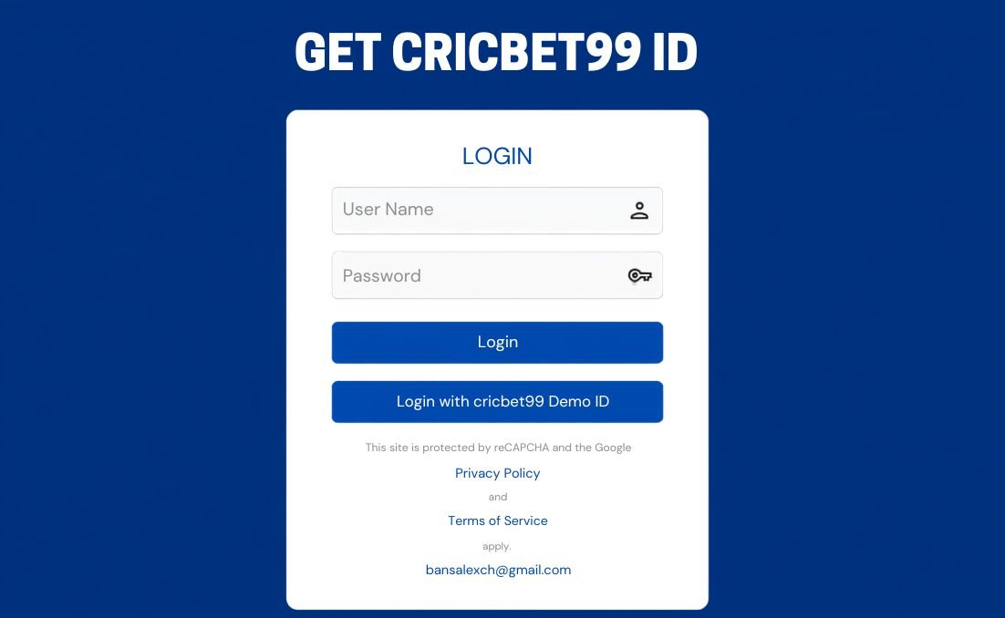 Get CricBet99 ID