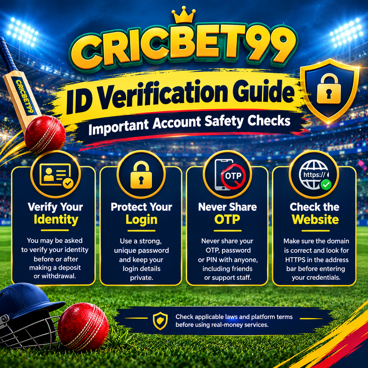 Cricbet99 ID Verification