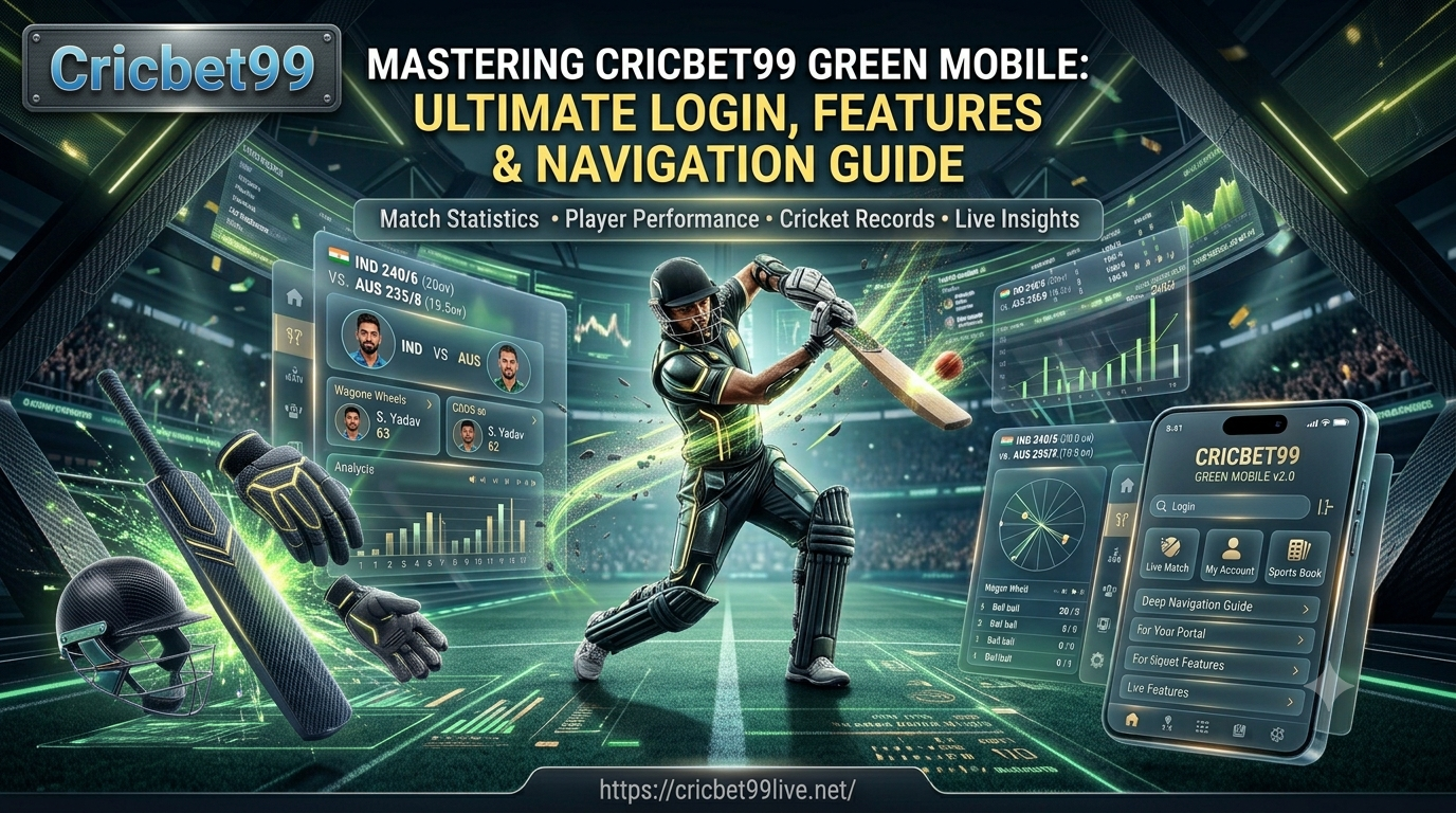 Mastering Cricbet99 Green Mobile: Ultimate Login, Features & Navigation Guide